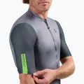 Herren-Radtrikot Rogelli Fast grau / turguoise 4