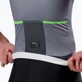 Herren-Radtrikot Rogelli Fast grau / turguoise 6