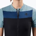 Damen-Fahrradtrikot Rogelli Core Block W black/blue/dark blue 3