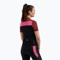 Damen-Fahrradtrikot Rogelli Core Block W black/bordeaux/pink 2