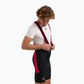 Rogelli Core Bib Short Herren Radhosen schwarz/rot