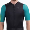 Herren-Fahrradtrikot Rogelli Fast black/teal/green 3