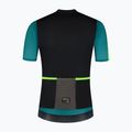 Herren-Fahrradtrikot Rogelli Fast black/teal/green 7