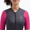 Damen-Fahrradtrikot Rogelli Fast ebony/pink/coral 3