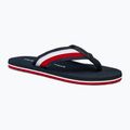 Herren Tommy Hilfiger Corporate Beach Sandale Wüste Himmel Flip Flops