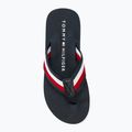 Herren Tommy Hilfiger Corporate Beach Sandale Wüste Himmel Flip Flops 5