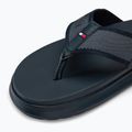 Tommy Hilfiger Comfort Toe Post Beach Sandale Herren Wüste Himmel Flip Flops 7