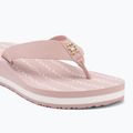 Flip-Flops Damen Tommy Hilfiger Im Th Chainprint Midwedge Sandal foggy pink 7
