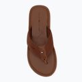 Flip-Flops Herren Tommy Hilfiger Leather Beach Sandal winter cognac 5