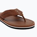 Flip-Flops Herren Tommy Hilfiger Leather Beach Sandal winter cognac 7