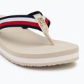 Flip-Flops Damen Tommy Hilfiger Corp Mid Wedge Beach Sandal muslin 7