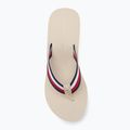 Flip-Flops Damen Tommy Hilfiger Corporate Wedge Beach Sandal muslin 5