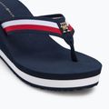 Flip-Flops Damen Tommy Hilfiger Corporate Wedge Beach Sandal space blue 7