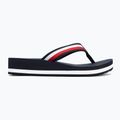 Flip-Flops Damen Tommy Hilfiger Corp Mid Wedge Beach Sandal space blue 2