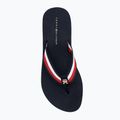 Flip-Flops Damen Tommy Hilfiger Corp Mid Wedge Beach Sandal space blue 5