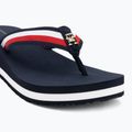 Flip-Flops Damen Tommy Hilfiger Corp Mid Wedge Beach Sandal space blue 7
