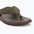 Flip-Flops Herren Tommy Hilfiger Molded Web Beach Sandal army green 7