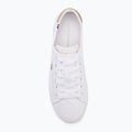 Tommy Hilfiger Damen Turnschuhe Vulc Canvas Lace Up weiß 5
