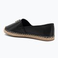 Tommy Hilfiger Damen Schuhe Th Logo Leder schwarz 3