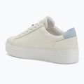 Tommy Hilfiger Damen Platform Court ecru/breezy blau Schuhe 3