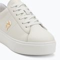 Tommy Hilfiger Damen Platform Court ecru/breezy blau Schuhe 7