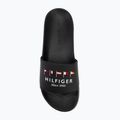 Badeschlappen Schlappen Herren Tommy Hilfiger Flags Pool Slide black 6