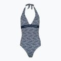 Badeanzug Damen Tommy Hilfiger Halter One Piece Rp Print illustrated wave dark night navy
