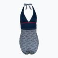 Badeanzug Damen Tommy Hilfiger Halter One Piece Rp Print illustrated wave dark night navy 2