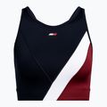 Tommy Hilfiger Mid Intensity Rwb Colour-Block blauer Fitness-BH 5