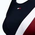 Tommy Hilfiger Mid Intensity Rwb Colour-Block blauer Fitness-BH 7