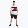 Tommy Hilfiger Herren Colorblocked Mix Media S/S Trainingshemd weiß 2