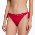 Tommy Hilfiger Side Tie Cheeky Badeanzug unten rot 4