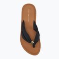 Tommy Hilfiger Damen Flip Flops Elevated Beach Sandale schwarz 5