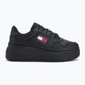 Damen-Schuhe Tommy Jeans Retro Basket Flatform Ess triple black 2