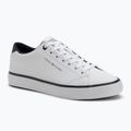 Tommy Hilfiger Herren Turnschuhe Th Hi Vulc Core Low Leather Ess YBS weiß