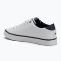 Tommy Hilfiger Herren Turnschuhe Th Hi Vulc Core Low Leather Ess YBS weiß 3