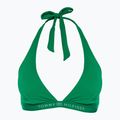 Tommy Hilfiger Triangle Fixed Rp olympisches grünes Badeanzugoberteil