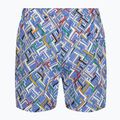 Tommy Hilfiger Herren Badeshorts SF Medium Drawstring Print Multi Monogramm blau spell 2