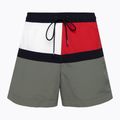 Herren Tommy Hilfiger Medium Drawstring swim shorts stonewash grün