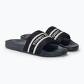 Tommy Hilfiger Damen Pantoletten Poolslide Mit Gurtband Raum blau 4