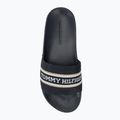 Tommy Hilfiger Damen Pantoletten Poolslide Mit Gurtband Raum blau 6