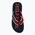 Tommy Hilfiger Herren Patch Beach Sandale primär rot Flip Flops 5