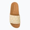 Tommy Hilfiger Damen Emblem Cork Slide Kattun Flip-Flops 5