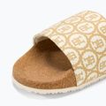 Tommy Hilfiger Damen Emblem Cork Slide Kattun Flip-Flops 7