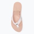 Tommy Hilfiger Damen Webbing Pool Slide 0LA ecru/whimsical rosa Pantoletten 6