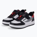 Schuhe Kinder FILA Rega Nf Velcro white/black/fila red 2