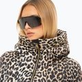 Damen-Skijacke Nikkie Newport Leopard hummus 3