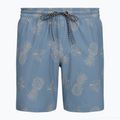 Herren-Badeshorts Hurley Pineapple Volley Swim Short Blue/Brown