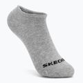 Kindersocken SKECHERS Non Terry No Show 3 Paar white/grey 3