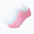 Damensocken SKECHERS Extended Terry Low Cut 3 Paar white/pastel